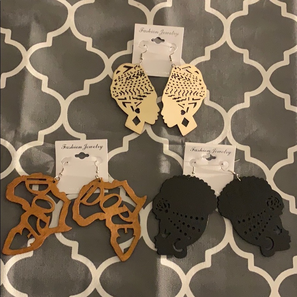 Wood Earrings